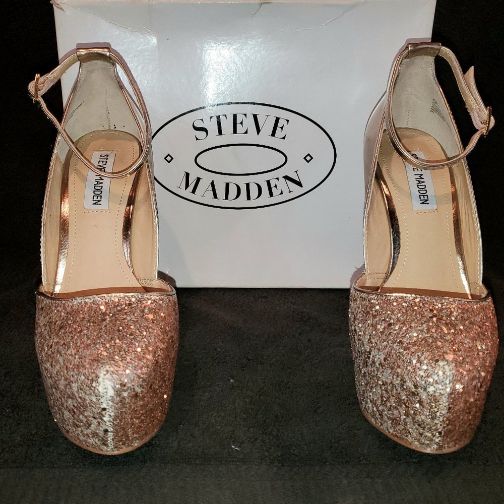Champagne Steve Madden stilettos